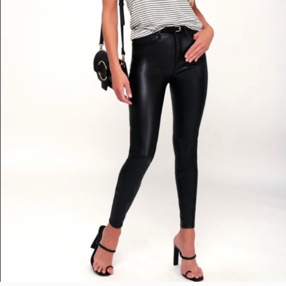 Free People leather leggings